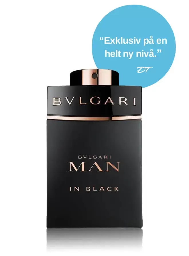 Bvlgari Man in black flaska med citat